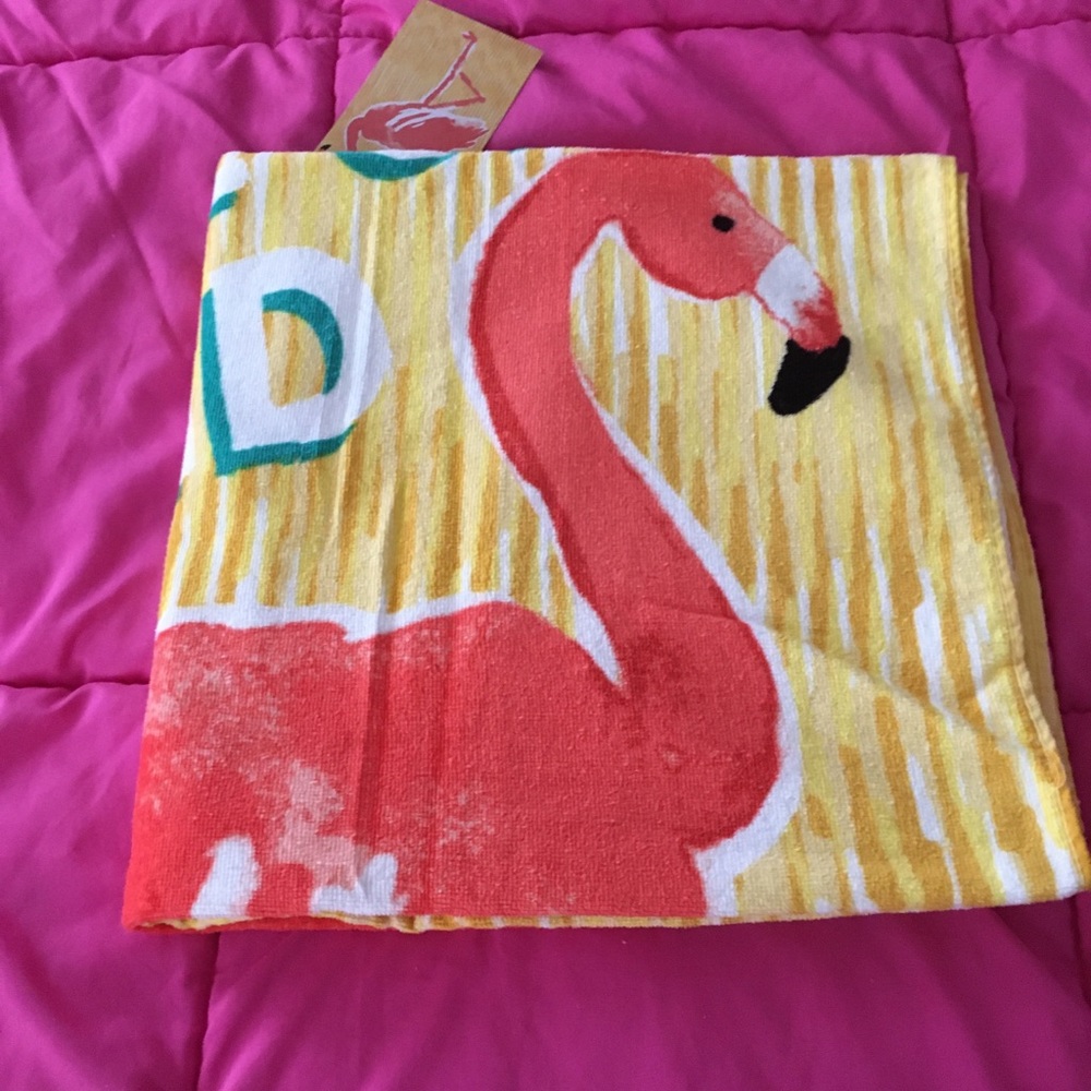 Flamingo Beach Towel
